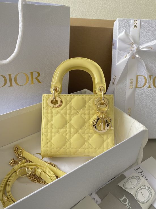 Christian Dior Patent Leather Mini Handbag 6603
