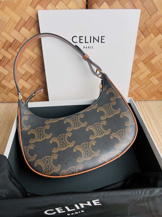 Celine Ava Printed Shoulder Bag 193952