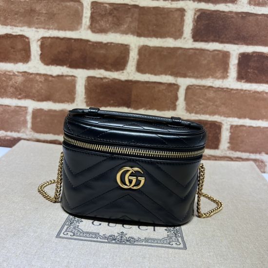 Gucci Handbag Black Leather 699515