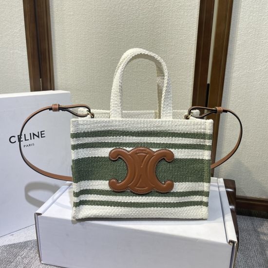 Celine CABAS THAIS Triomphe Fabric Tote 199162