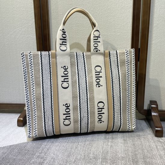Chloe Woody Rainbow Tote Bag 6044