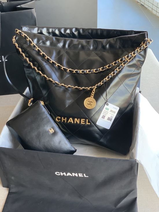 Chanel Casual Drawstring Cowhide Bag AS3262