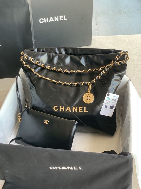 Chanel Calfskin Large Capacity Drawstring Bag AS3260