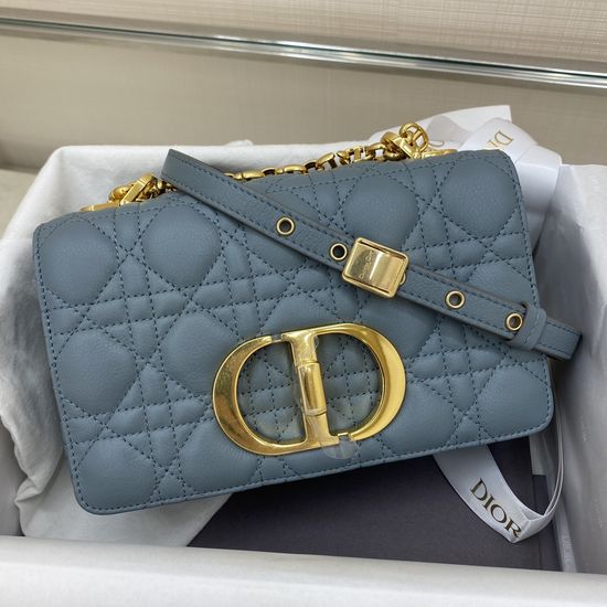Christian Dior Caro Quilted Leather Chain Bag 6861
