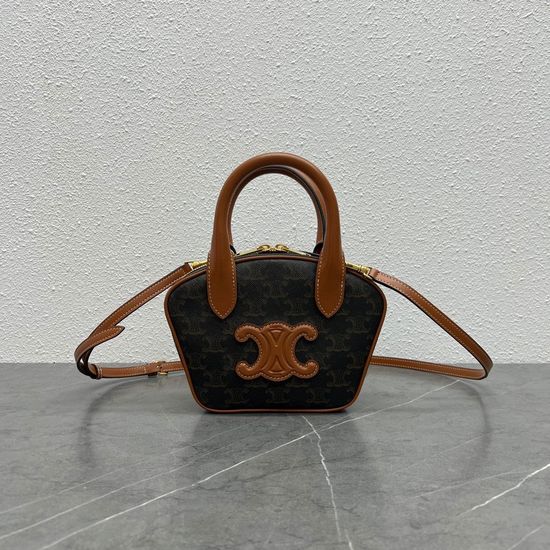 Celine Bowling Leather Crossbody Bag 110462