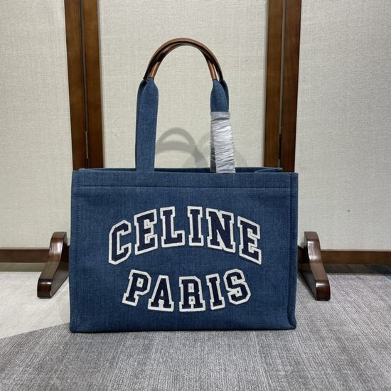 Celine CABAS THAIS Large Fabric Tote Bag 196762