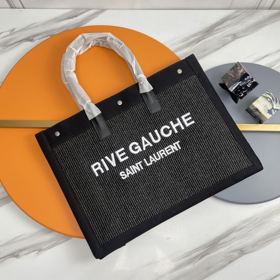 Yves Saint Laurent Rive Gauche Tote Bag Woven 509415