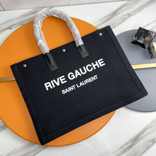 Yves Saint Laurent Rive Gauche Canvas Tote Bag 509415