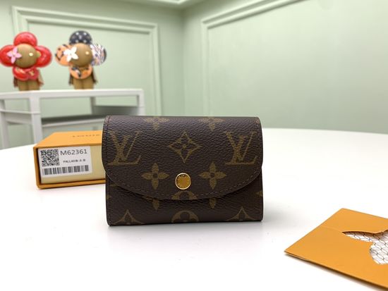 Louis Vuitton Wallet Mini Envelope Style Zero Wallet M62361