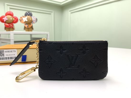 Louis Vuitton Monogram Embossed Leather Key Pouch M80879