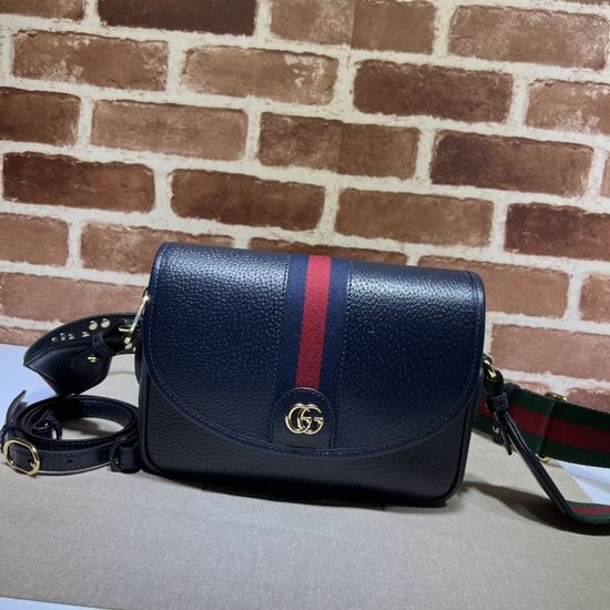 Gucci Large Bag Blue Leather 722117