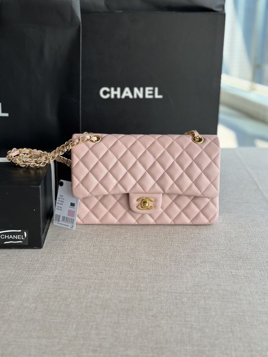 Chanel Classic Flap Leather Shoulder Bag A01112
