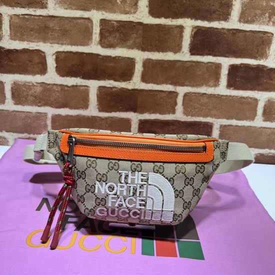 Gucci Apricot Orange Leather Handbag 650299
