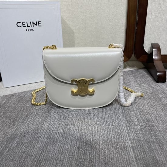 Celine TEEN BESACE TRIOMPHE Saddle Leather Bag 110973