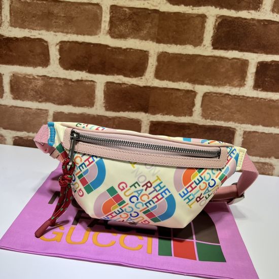 Gucci Ivory Pink Leather Crossbody Bag 650299