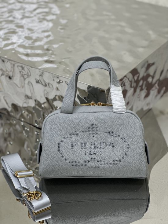 Prada Carved Logo Medium Satchel 1BH078