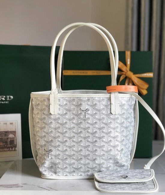 Goyard Anjou Reversible Linen Tote 020660