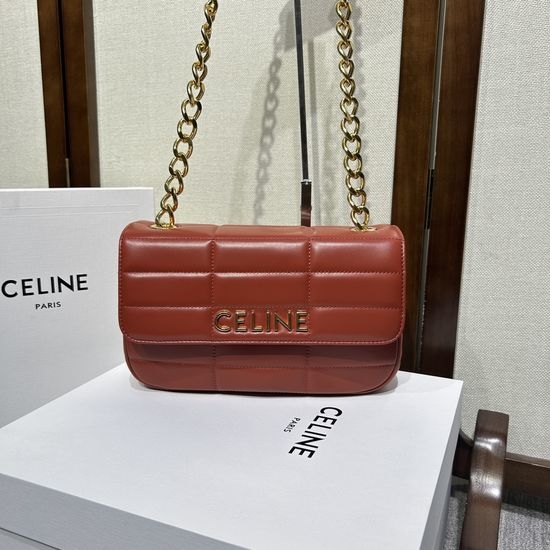 Celine Matelasse Quilted Lambskin Chain Shoulder Bag 111273