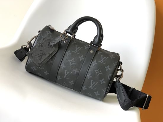 Louis Vuitton Keepall 25 Monogram Eclipse Handbag M46271