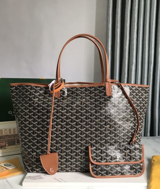 Goyard Tote Premium Textured Leather Bag 4099