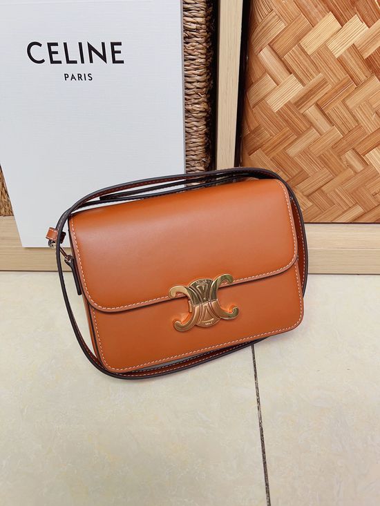 Celine TEEN TRIOMPHE Calfskin Shoulder Bag 188423