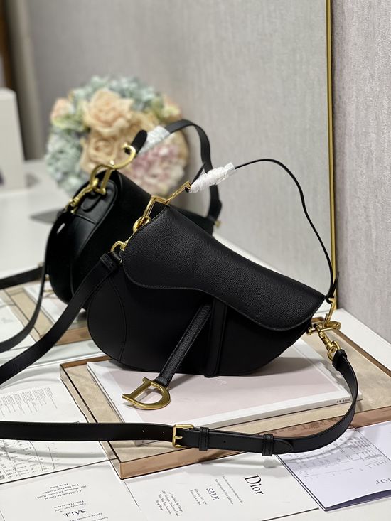Christian Dior Saddle Bag with Leather Strap 3351 3397