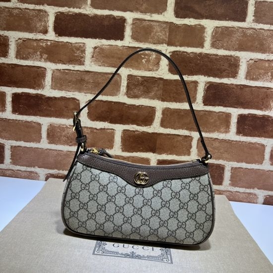 Gucci Handbag Brown Leather 735145