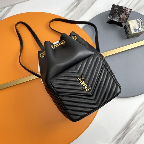 Yves Saint Laurent Lambskin Backpack 672609.Zx