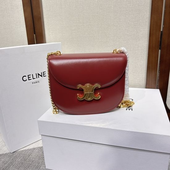 Celine TEEN BESACE TRIOMPHE Classic Saddle Bag 110973