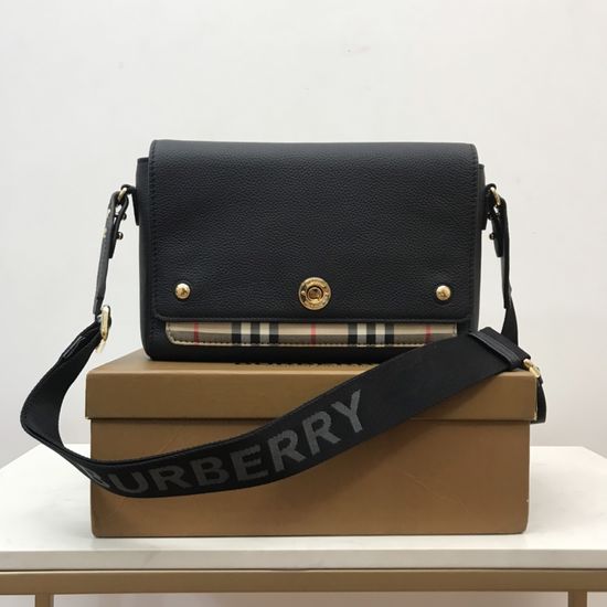 Burberry Vintage Check Grain Leather Crossbody Bag 80211101