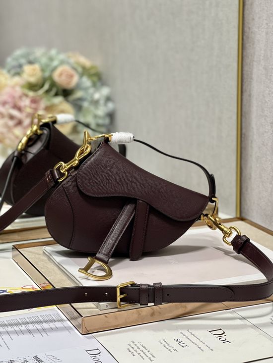 Christian Dior DS Saddle Bag Small Strap 3397