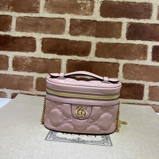 Gucci Handbag Light Pink Embroidered 723770