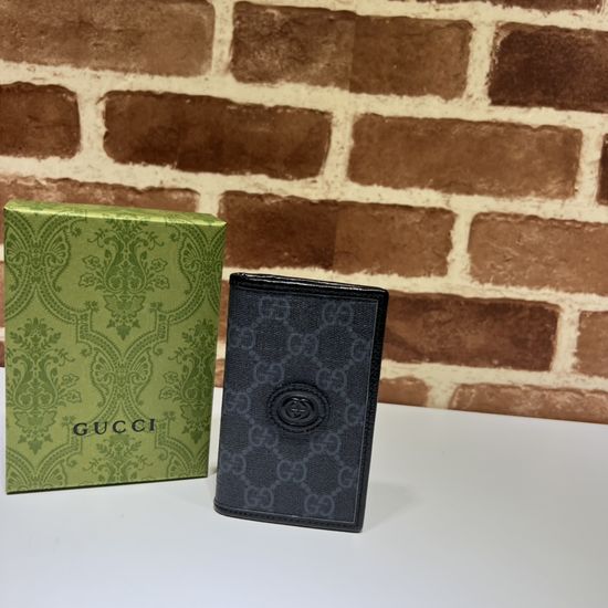 Gucci Black Glue Card Holder 722601