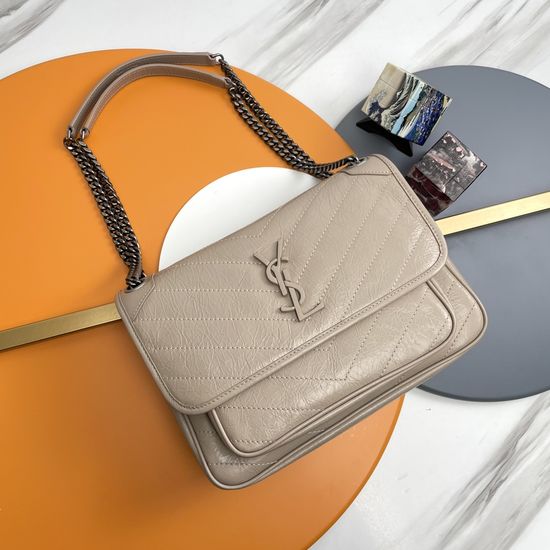 Yves Saint Laurent Niki Retro Leather Chain Shoulder Bag 498894