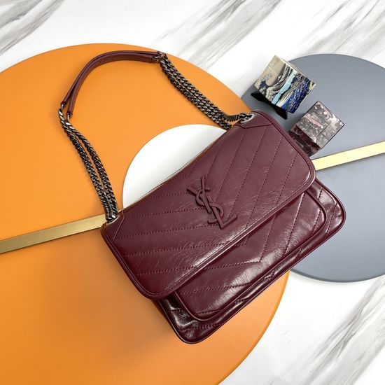 Yves Saint Laurent Niki Leather Shoulder Bag 498894