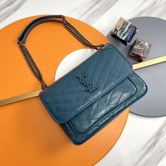 Yves Saint Laurent Niki Genuine Leather Crossbody Bag 13482