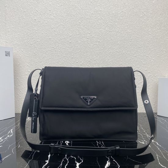 Prada Cini Re-Nylon Flap Shoulder Bag 1BD256
