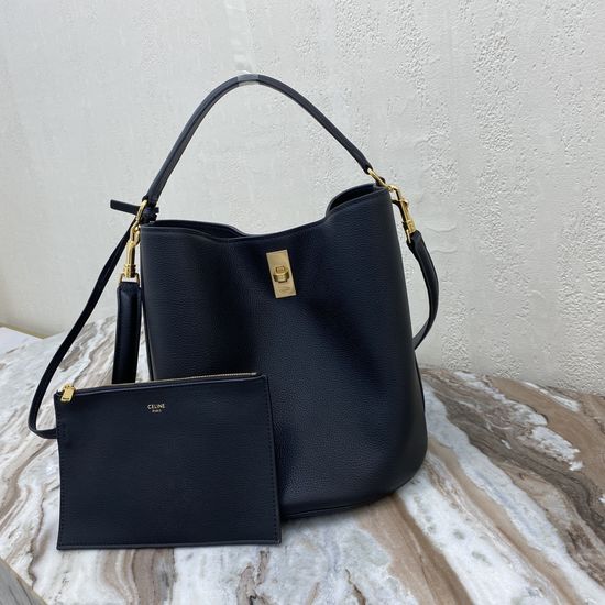 Celine BUCKET 16 Grained Calfskin Handbag 195572