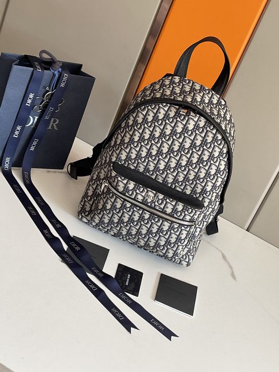 Christian Dior Oblique Canvas Backpack 93328