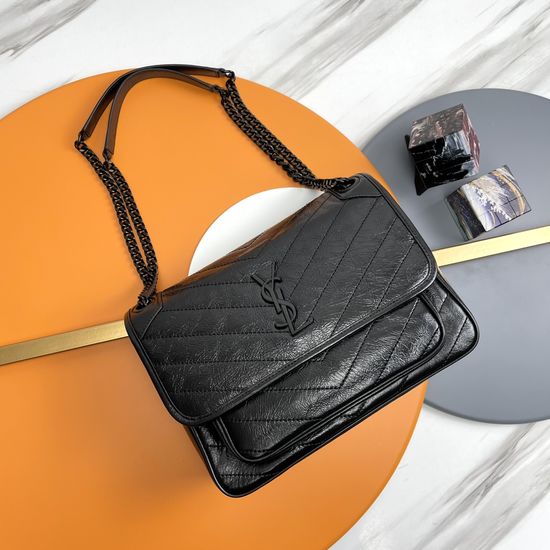 Yves Saint Laurent Shoulder Bag Black Chain 498894.Zx