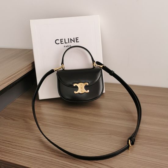 Celine Besace Triomphe Mini Saddle Bag 10L063
