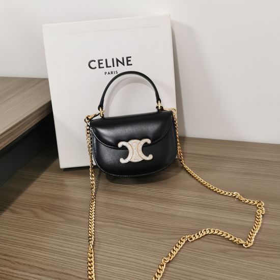 Celine BESACE TRIOMPHE Diamond Clasp Bag 10734