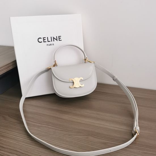 Celine Besace Mini Saddle Leather Crossbody Bag 10L063