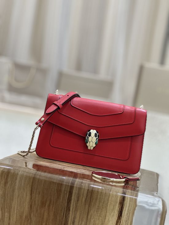 Bvlgari Serpenti Forever Crossbody Bag 38102 Red