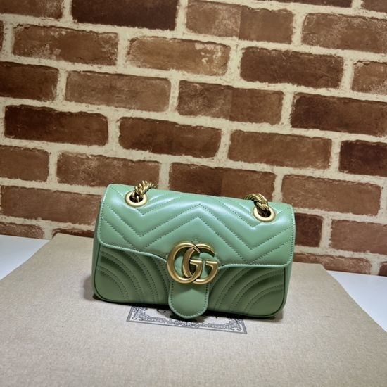 Gucci Handbag Light Green Bag 446744