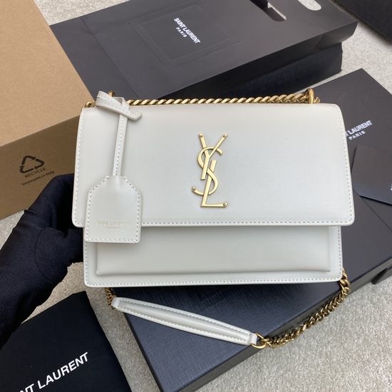 Yves Saint Laurent YSL Sunset Calfskin Pattern Bag 442906