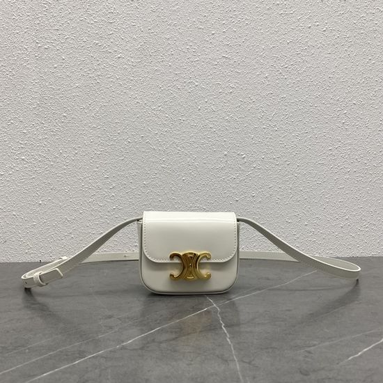 Celine Mini Crossbody Bag in White 101512
