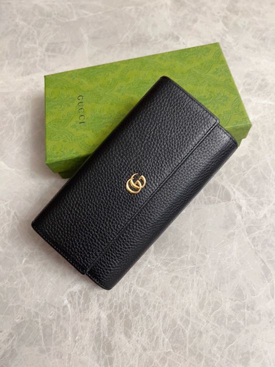 Gucci Cowhide Double G Wallet 456116