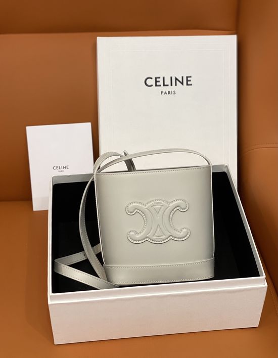 Celine CUIR TRIOMPHE Mini Bucket Bag 10L433