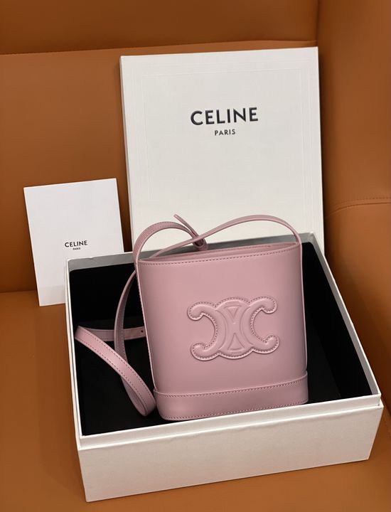 Celine CUIR TRIOMPHE Mini Bucket Bag 10L433